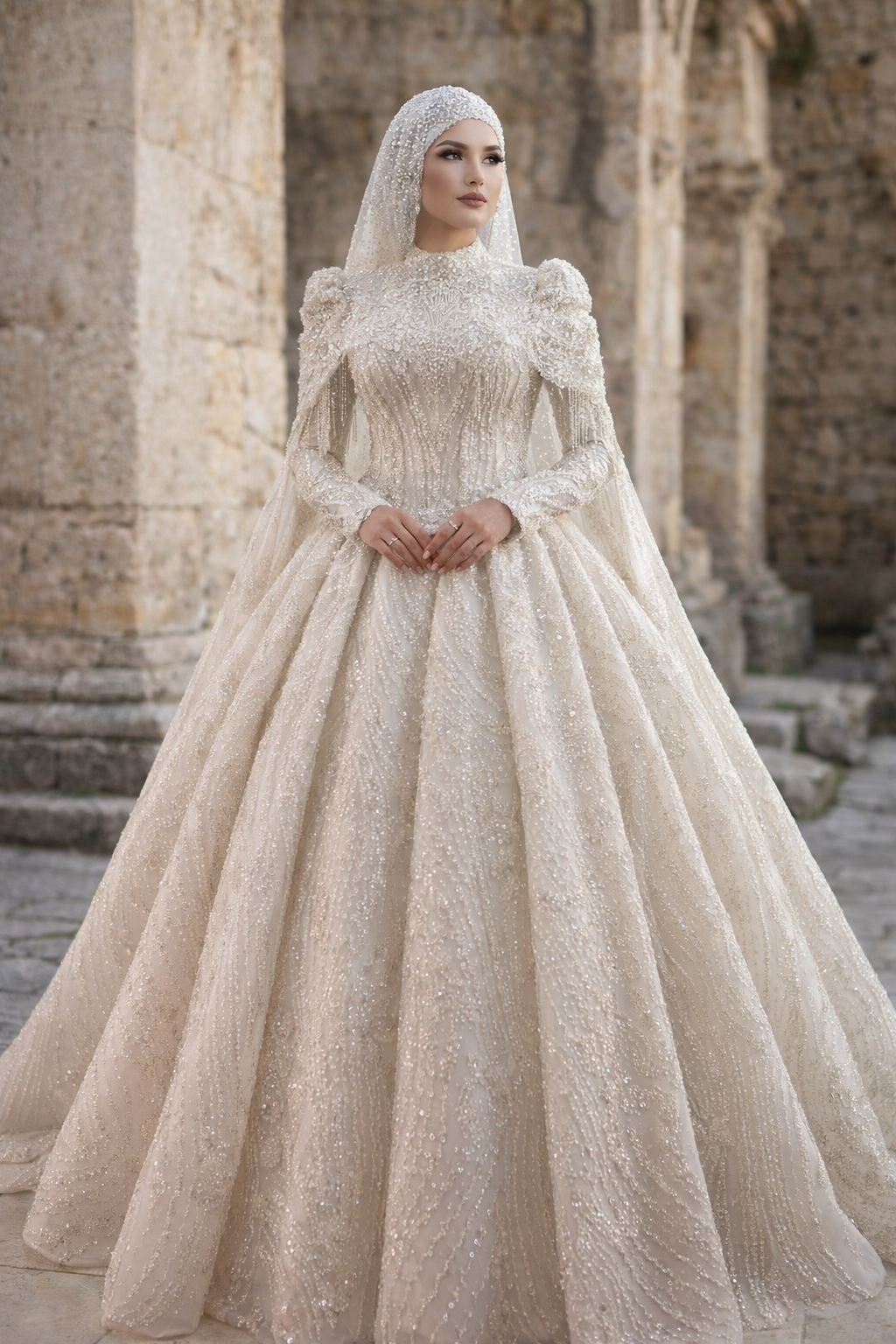 Tesettür Gelinlik 08