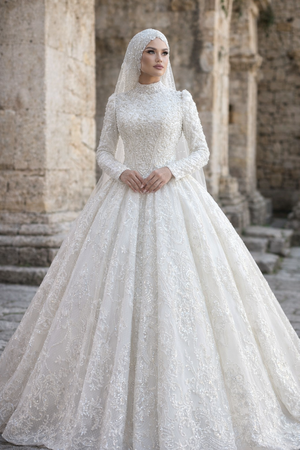 Tesettür Gelinlik 07